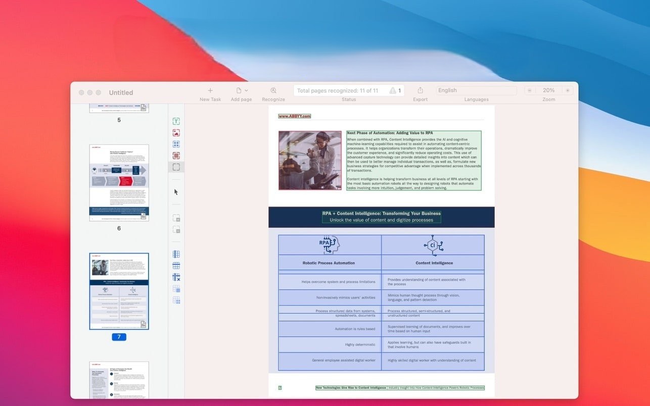 ABBYY FineReader PDF screenshot 1